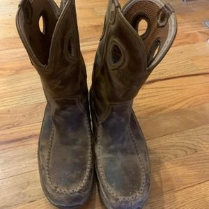 Twisted x men's oiled saddle brown composite steel toe work boot